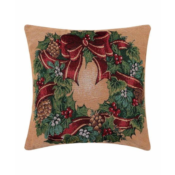 Χριστουγεννιάτικη Μαξιλαροθήκη Διακόσμησης Silk Fashion...