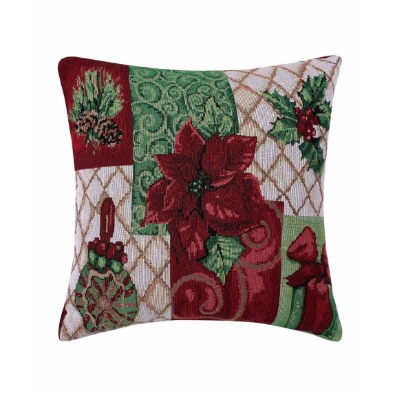  Χριστουγεννιάτικη Μαξιλαροθήκη Διακόσμησης Silk Fashion...