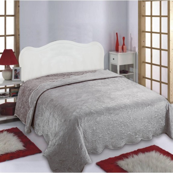 Κουβέρτα Βελούδο Υπέρδιπλη Silk Fashion NX2211 Beige 220x240