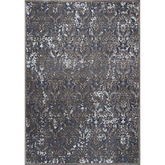 Χαλί Στρόγγυλο Madi Branches Grey Δ140