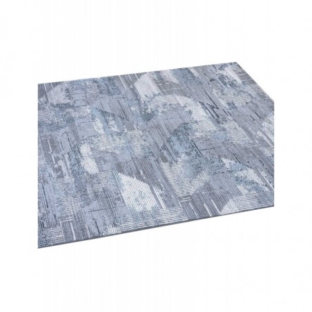 Χαλί Στρόγγυλο Madi Feathers Grey Δ165