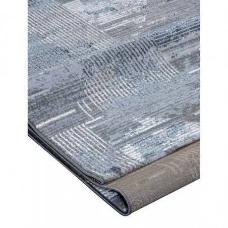 Χαλί Στρόγγυλο Madi Feathers Grey Δ165