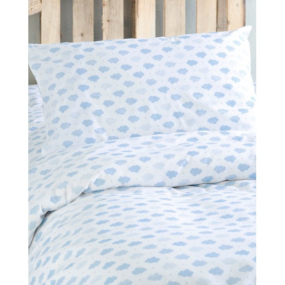 Σετ Παιδική Παπλωματοθήκη Μονή 2 Τεμαχίων Rythmos Cloudy...