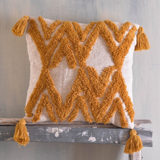 Μαξιλάρι Διακόσμησης Rythmos Amba Κεραμιδί 45x45