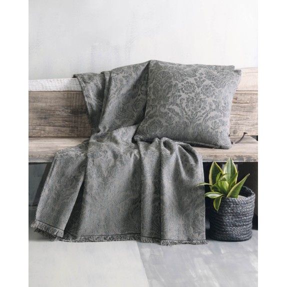 Ριχτάρι Τετραθέσιου Rythmos Vilano Γκρι Σκούρο 180x330