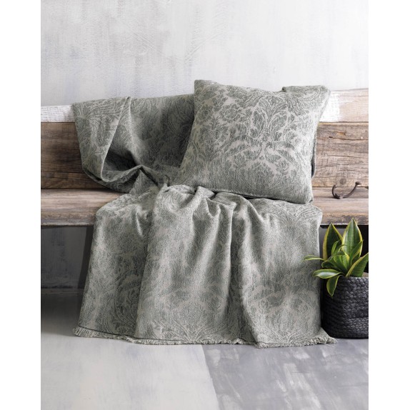 Ριχτάρι Τριθέσιου Rythmos Vilano Γκρι Ανοιχτό 180x160