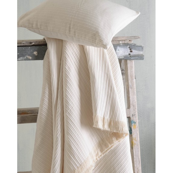 Ριχτάρι Τριθέσιου Rythmos Lines Εκρού 180x280