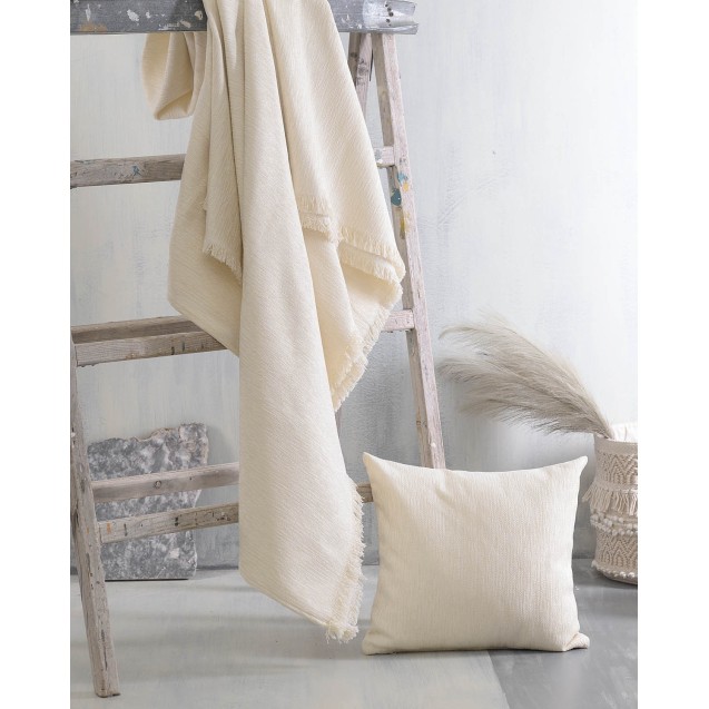 Ριχτάρι Τριθέσιου Rythmos Essie Εκρού 180x280