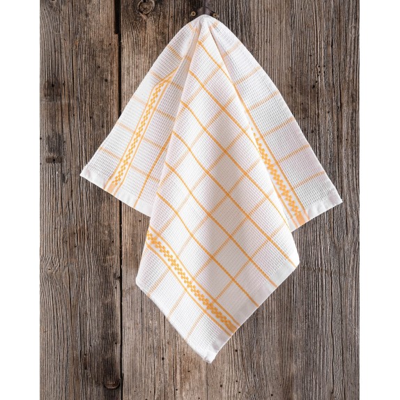 Πετσέτα Κουζίνας Rythmos Sugar Κίτρινο 40x60