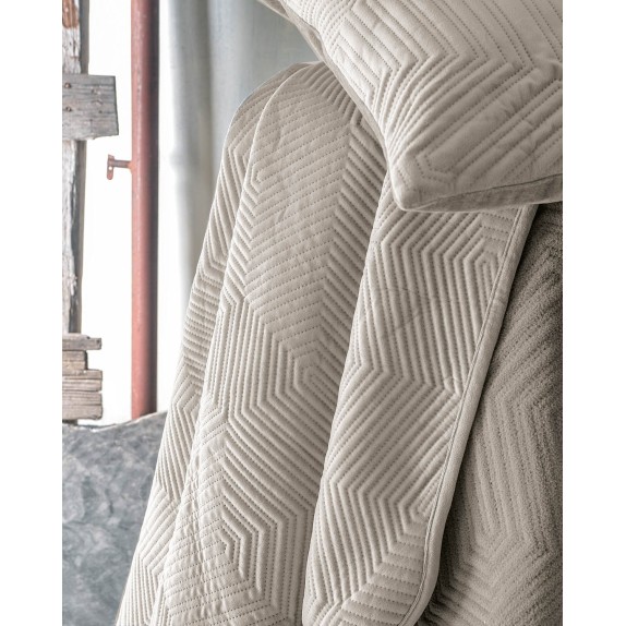 Ριχτάρι Τριθέσιου Rythmos Selma Μπεζ 180x280