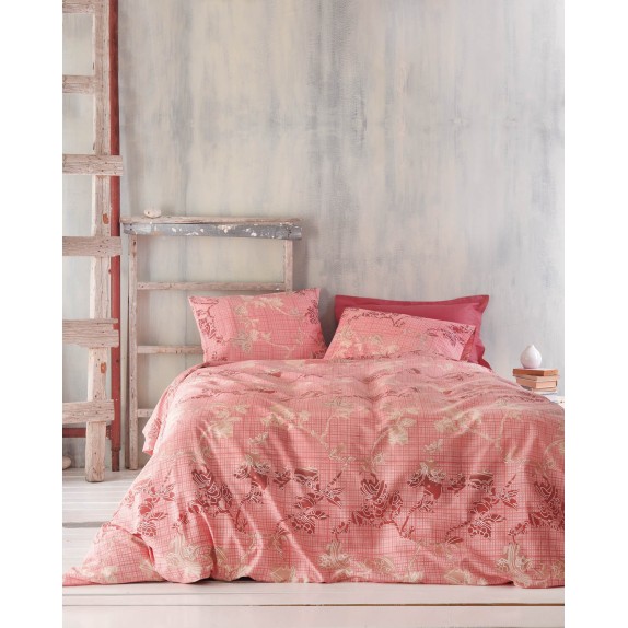 Σετ Μαξιλαροθήκες 2 Τεμαχίων Rythmos Doca Ροζ 50x70