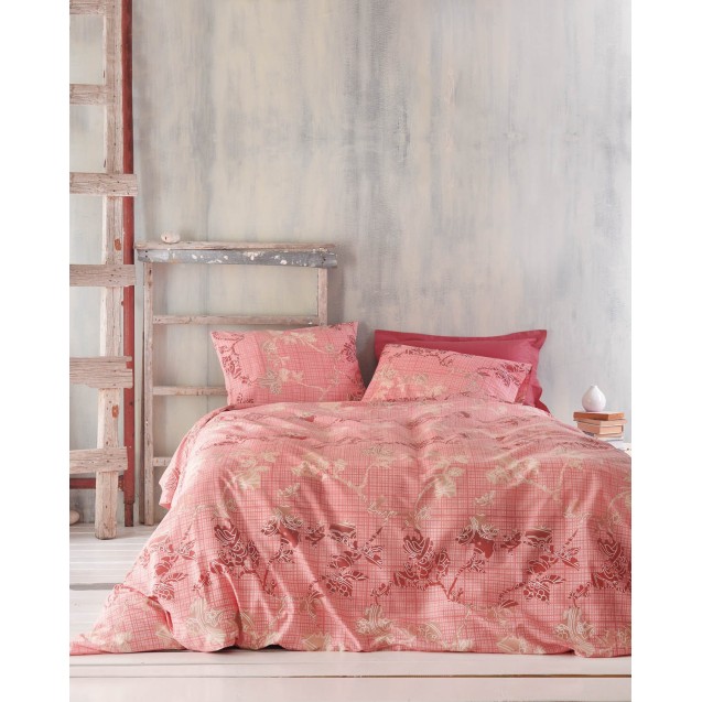 Σετ Σεντόνια Μονά 3 Τεμαχίων Rythmos Doca Ροζ...