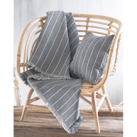 Μαξιλαροθήκη Διακόσμησης Rythmos Felipe Γκρι Σκούρο 40x40