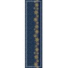 Runner Saint Clair Christmas 2031 Blue Laser Cut 40x160