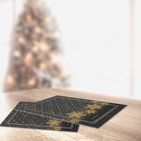 Σουπλά Saint Clair Christmas 3036 Anthracite Laser Cut 45x33