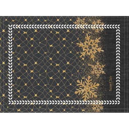 Σουπλά Saint Clair Christmas 3036 Anthracite Laser Cut 45x33