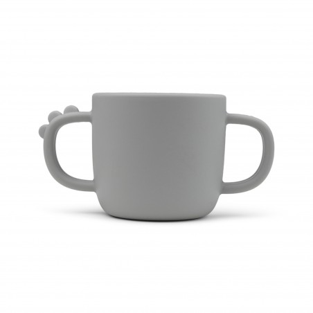 Παιδική Κούπα με Χερούλια Done By Deer Croco Grey BR75630