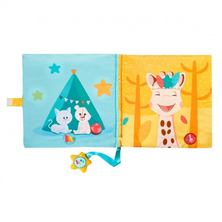 Μεγάλο Υφασμάτινο Βιβλίο Δραστηριοτήτων Sophie La Girafe "Αγγίζω και παίζω" S230852