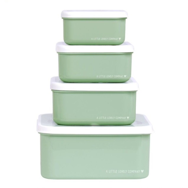 Σετ Δοχεία Φαγητού 4 Τεμαχίων A Little Lovely...