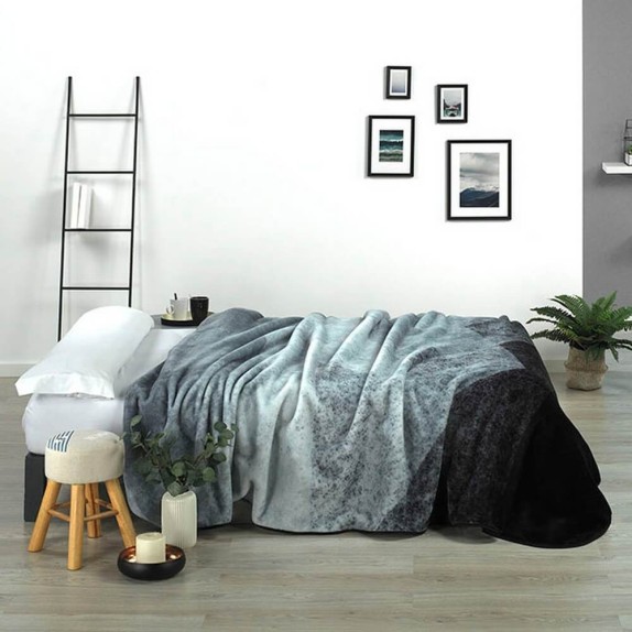 Κουβέρτα Βελουτέ Μονή Morven Harmony J47 Γκρι 170x240