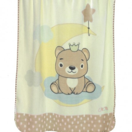 Κουβέρτα Βελουτέ Κούνιας Morven Piccola L46 Μπεζ 110x140