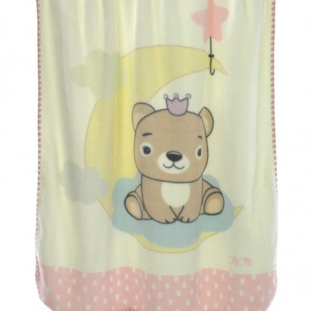 Κουβέρτα Βελουτέ Κούνιας Morven Piccola L46 Ροζ 110x140