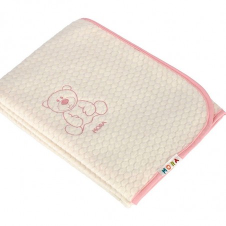 Κουβέρτα Βελουτέ Αγκαλιάς Morven Bambi M50 Ροζ 80x110