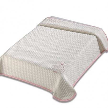 Κουβέρτα Βελουτέ Αγκαλιάς Morven Bambi M50 Ροζ 80x110