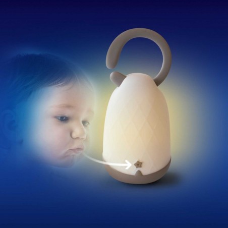 Φωτάκι Νυκτός Pabobo Lumiblo Grey BR76554