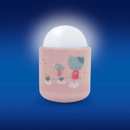Φωτάκι Νυκτός Αυτόνομο Pabobo Pink BR76561
