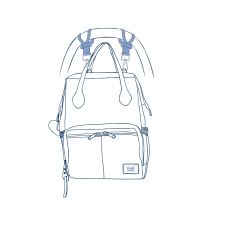 Γάντζοι για καρότσι La Millou Grey -Silver