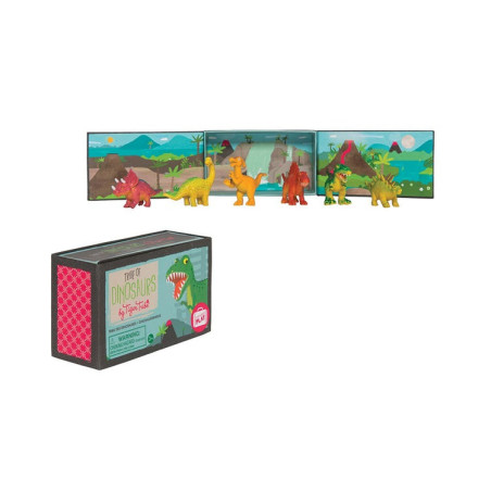 Σετ Φορητού Παιχνιδιού με 6 Φιγούρες Tiger Tribe Δεινόσαυροι BER-3761407