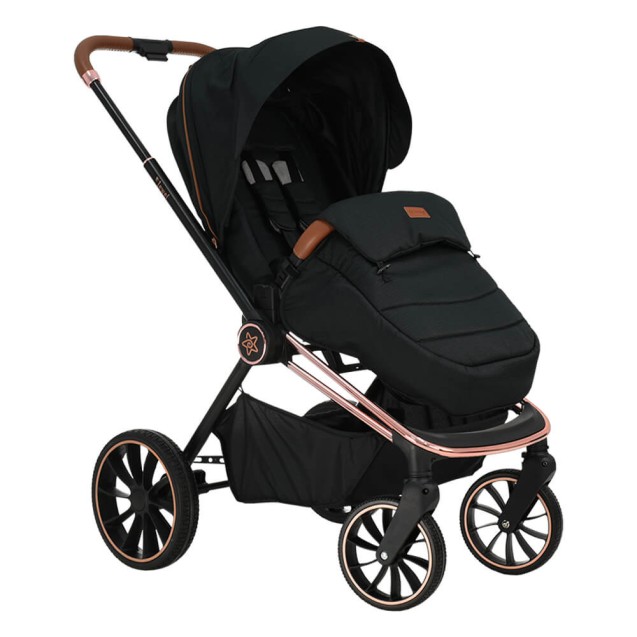 Πολυκαρότσι Bebe Stars Jewel Volcano Black 350-188