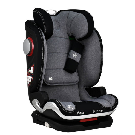 Κάθισμα Αυτοκινήτου Bebe Stars Leon Plus Isofix I-Size Grey 944-186