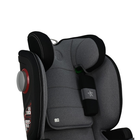 Κάθισμα Αυτοκινήτου Bebe Stars Leon Plus Isofix I-Size Grey 944-186