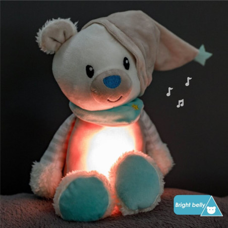 Φωτεινός Αγκαλίτσας με Ήχους Bebe Stars Bear 856-182