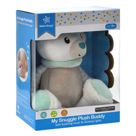 Φωτεινός Αγκαλίτσας με Ήχους Bebe Stars Bear 856-182