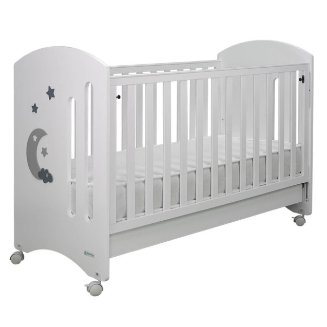 Κούνια Bebe Stars Azure White 450-02