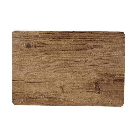 Σουπλά Πλαστικό Espiel Καφέ "Ξύλο" 45x30 PUL103K6