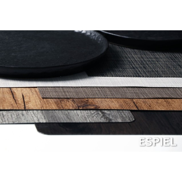 Σουπλά Πλαστικό Espiel Καφέ "Ξύλο" 45x30 PUL103K6