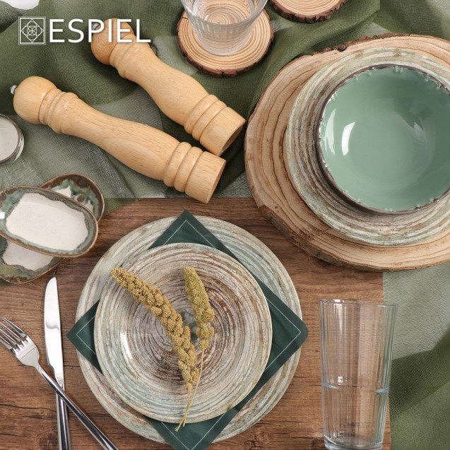 Σουπλά Πλαστικό Espiel Καφέ "Ξύλο" 45x30 PUL103K6