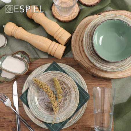 Σουπλά Πλαστικό Espiel Καφέ "Ξύλο" 45x30 PUL103K6