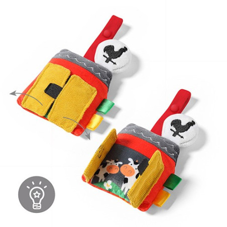 Κρεμαστό Παιχνίδι Babyono Φάρμα Με Ζωάκια BN1488