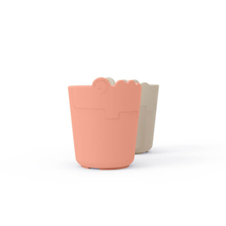 Σετ Παιδικά Ποτήρια 2 Τεμαχίων Done By Deer Croco Sand/Coral BR76659