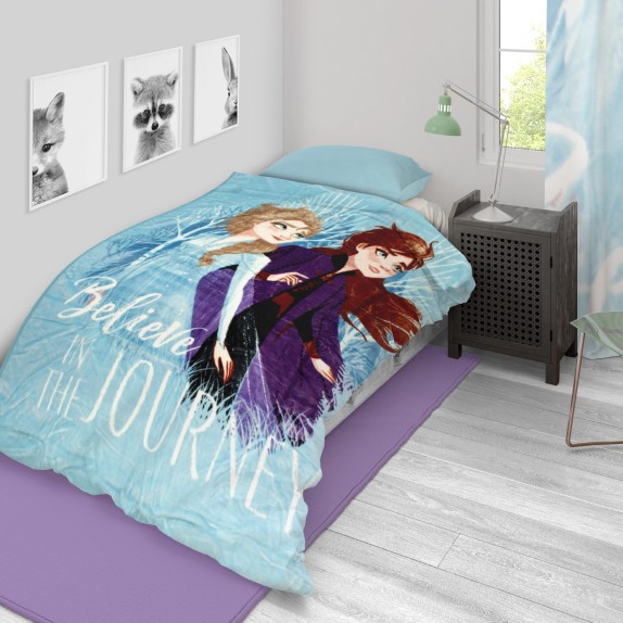 Κουβέρτα Βελουτέ Μονή Disney Dimcol Frozen 502 160x220
