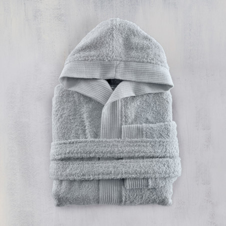 Παιδικό Μπουρνούζι με Κουκούλα Rythmos Twist Γκρι