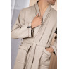 Μπουρνούζι Πικέ Guy Laroche Basic Beige