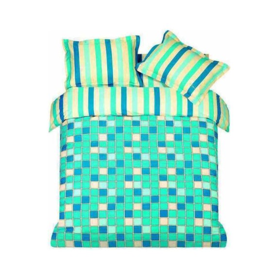 Σετ Παπλωματοθήκη Υπέρδιπλη 3 Τεμαχίων Makis Tselios...