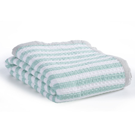 Παιδική Κουβέρτα Μονή Nef-Nef Happy Stripe Mint 160x240