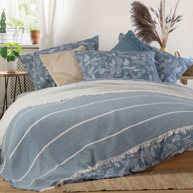 Κουβέρτα Υπέρδιπλη Nef-Nef Blue World 230x240